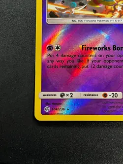 Blacephalon 104/236 - SM Cosmic Eclipse Reverse Holo Pokemon TCG Card LP - Image 2