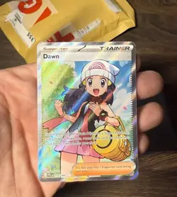 Dawn 118/094 Ultra Rare Full Art NM Pokemon Card PFL Phantasmal Flames - Image 1