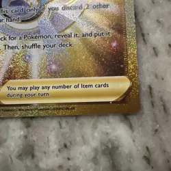 Pokemon TCG Ultra Ball Secret Rare Gold Brilliant Stars Holo Card 186/172 - Image 4