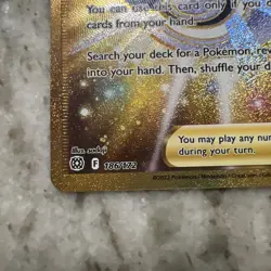 Pokemon TCG Ultra Ball Secret Rare Gold Brilliant Stars Holo Card 186/172 - Image 5