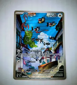 Pokemon TCG Card Chatot - 181/162 IR SV05: Temporal Forces 2024🔥N/M Or Better🔥 - Image 1