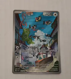 Pokemon TCG Card Chatot - 181/162 IR SV05: Temporal Forces 2024🔥N/M Or Better🔥 - Image 2
