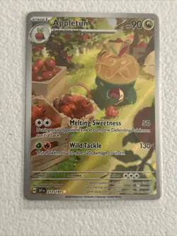 Pokemon TCG Appletun 211/191 Surging Sparks Full Art Holo Card Illustration Rare - Image 1