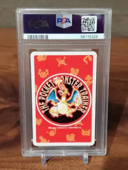 1996 Pokemon Gloom Red Back Poker Playing Card Queen of Diamonds- PSA 10 - Image 2