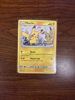 Pikachu SM162 Holo Black Star Promo Card Sun & Moon Mint/Near Mint - Image 1