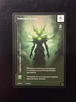 Wonders of the First Verdantia of Petraia Mythic Non-Foil Card 068/401 - Image 1
