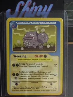Weezing FUNSKOOL POKEMON CARD 2004 INDIA US Seller - Image 1