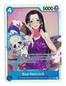 Boa Hancock OP01-078 SR One Piece Premium Booster -The Best- Card - Image 1