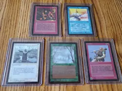 MAGIC THE GATHERING Lot of Five (5) BETA Cards Very Nice Condition READ - Image 1