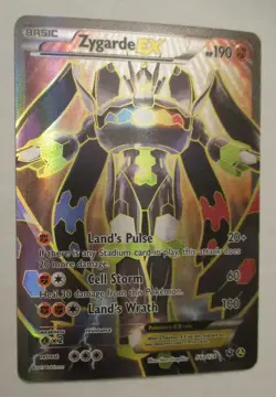 Pokemon TCG Zygarde EX 54a/124 Full Art Alternate Fates Collide 2017 Card - Image 1