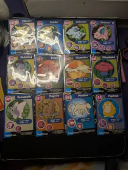 Lot of 38 Pokemon Poke Trivia Burger King Cards 1998 - Image 1