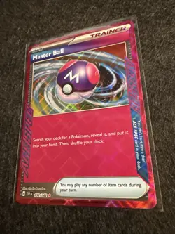 Master Ball 153/162 Temporal Forces Pokemon Card - Image 2