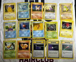 Lot of Vintage Pokemon Holo Cards and 1st Edition Base Set - Image 3
