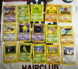 Lot of Vintage Pokemon Holo Cards and 1st Edition Base Set - Image 5