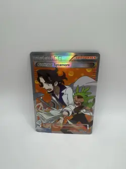 Professor Sycamore - 114/114 - Full Art Trainer - XY Steam Siege Pokemon Card - Image 1