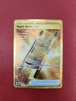 Night Stretcher 251/191 Surging Sparks Gold Hyper Rare Pokemon Card - Image 1