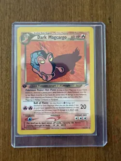 Dark Magcargo Neo Destiny 18/105 1st Edition Regular Card NM Condition - Image 1