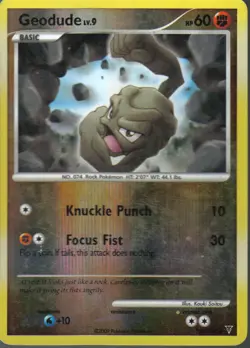 POKEMON SUPREME VICTORS EXPANSION REVERSE HOLO CARD 105/147 GEODUDE ex - Image 1