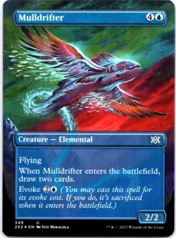 Mulldrifter (Borderless) - FOIL - Double Masters 2022 - 349 NM - Image 1