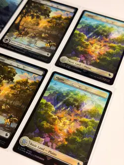 MTG Final Fantasy Commander CHOCOBO TRACK FOIL Forest Mountain Island Bundle NM - Image 5
