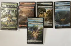 Chocobo Track Foil Full Art BASIC LAND NM Final Fantasy MTG Magic Lot of 10 - Image 1
