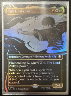 Fire Lord Zuko (Borderless) (Foil) Avatar: The Last Airbender - Image 1