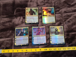 MTG PLANESWALKER x5 (COMMANDER OVERSIZED FOIL)LORD WINDGRACE,PROSSH SKYRAIDER OF - Image 1