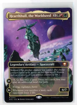 MtG EoC Hearthhull, the Worldseed #1 Borderless Non-Foil - Image 1