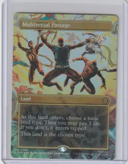 Magic The Gathering Marvel Spider-Man - Multiversal Passage #206 Borderless Foil - Image 1