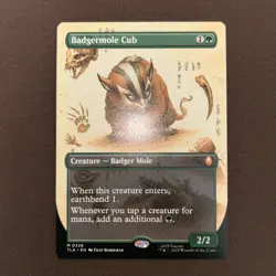 Badgermole Cub (0326) MTG Magic The Gathering Avatar Borderless - Image 1