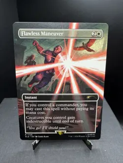 MTG Secret Lair Drop Captain America Flawless Maneuver Borderless Regular NM - Image 1