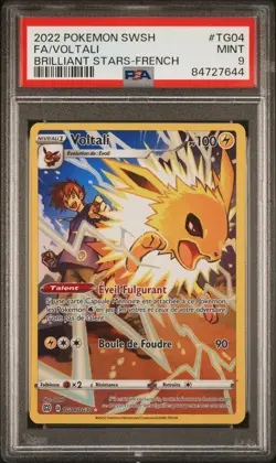 🇫🇷 VOLTALI AR PSA 9 - STARS ETINCELANTES TG04/TG30 EB FR Carte Pokemon 🇫🇷 - Image 2