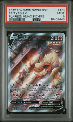 🇫🇷 PYROLI V ALTERNATIVE PSA 9 - PROMO COFFRET EB SWSH179 Carte Pokemon 🇫🇷 - Image 2