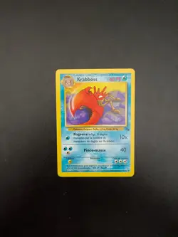 Carte Pokemon Krabboss 38/62 edition 2 Wizards Fossile Fr Exc - Image 1