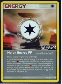 2005 HOLON ENERGY FF 104/113 Ex DELTA SPECIES POKEMON-REV HOLO-RARE-STAMPED-NM/M - Image 1