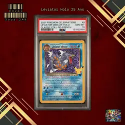 🇫🇷 LEVIATOR OBSCUR PSA 10 - 25 ANS CELEBRATIONS 8/82 FR EB Carte Pokemon 🇫🇷 - Image 1