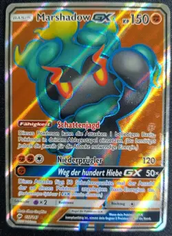 Pokemon Marshadow GX 137 Burning Shadows Ultra Rare Deutsch Near Mint - Image 1
