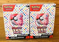 (2) Pokemon 151 Booster Bundle Boxes (2 Factory Sealed) 820650853210 - Image 1