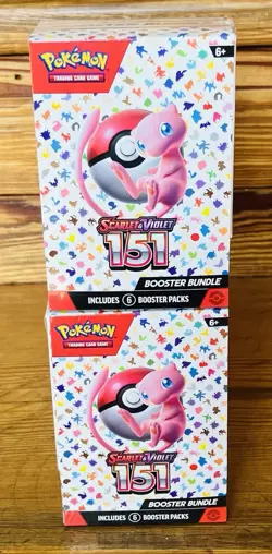 (2) Pokemon 151 Booster Bundle Boxes (2 Factory Sealed) 820650853210 - Image 2