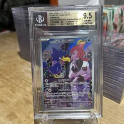 Pokemon BGS 9.5 Team Rocket's Murkrow 106 PSA SV10 Japanese Glory of Team Rocket - Image 1