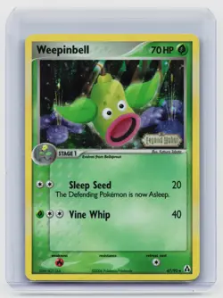 Ultrigaria - Weepinbell Pokemon Karte TCG 47/92 Holo EX Legend Maker /M1 - Image 2