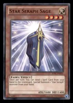 Yugioh Star Seraph Sage #JOTL-EN010 Judgment of the Light LP - Image 1