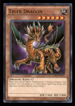 Yugioh Tiger Dragon #LDK2-ENK15 Legendary Decks II LP - Image 1