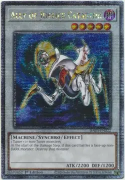 Yugioh! Ally of Justice Catastor - RA03-EN222 - Quarter Century Secret Rare - 1s - Image 1