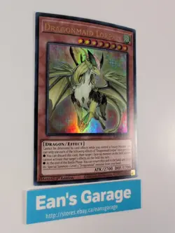 YuGiOh Dragonmaid Lorpar 1st Edition RA03-EN022 Ultra Rare - MN - Image 2