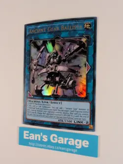 YuGiOh Ancient Gear Ballista 1st Edition RA03-EN046 Ultra Rare - MN - Image 4