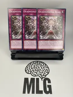 Yu-Gi-Oh! - Quadogmatika Beast Common 1st Edition Play-set - DOOM-EN078 - Image 1
