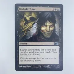 MTG Diabolic Tutor M14 LP Black Sorcery Search Card Magic The Gathering - Image 1