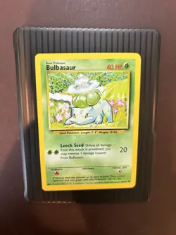 BULBASAUR - 44/102 - Base Set - 4th Print - 1999-2000 - Pokemon Card - MP - Image 1