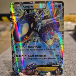 Pokemon Primal Clash Kyogre EX Holo Rare Card 54/160 - Image 1